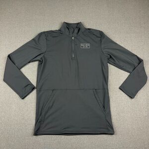Buc-ees Bucees Jacket Adult‎ Size Small Quarter Zip Pullover Black 1/4 Workwear